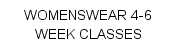 Womenswear Classes